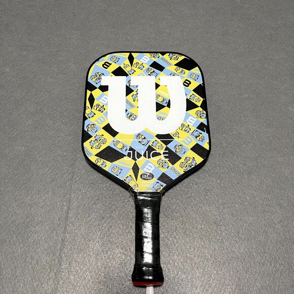 MINIONS X Wilson JUICE Wide Body Pickleball Paddle Despicable Me - Made In USA - Picture 1 of 6